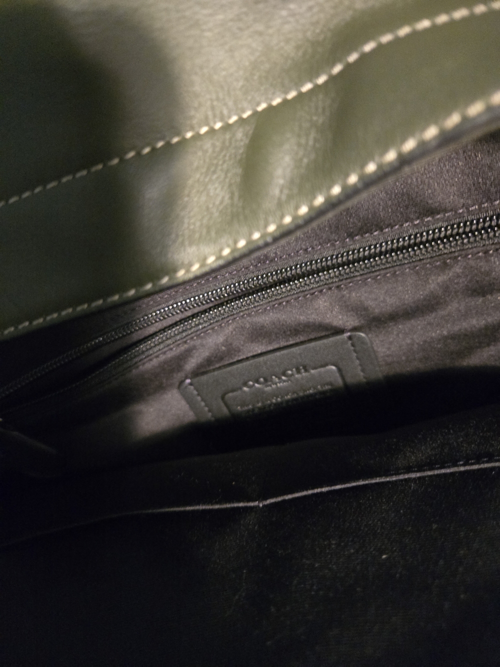 Coach - Camo Leather Backpack - Picture 7 of 9